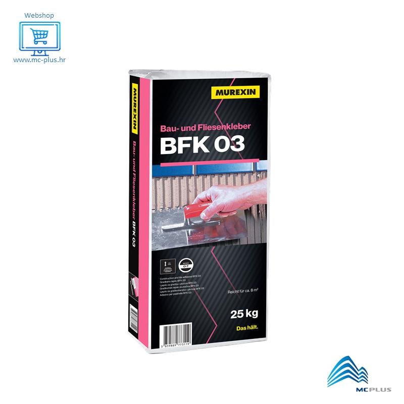 Ljepilo za keramiku MUREXIN BFK 03 25 kg - Akcija u trgovini Pevex