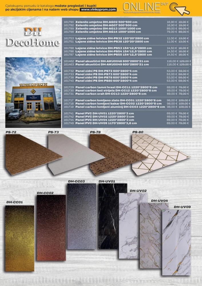 Panel carbon tamni hrast DH-CC11 1220*2800*8 cm