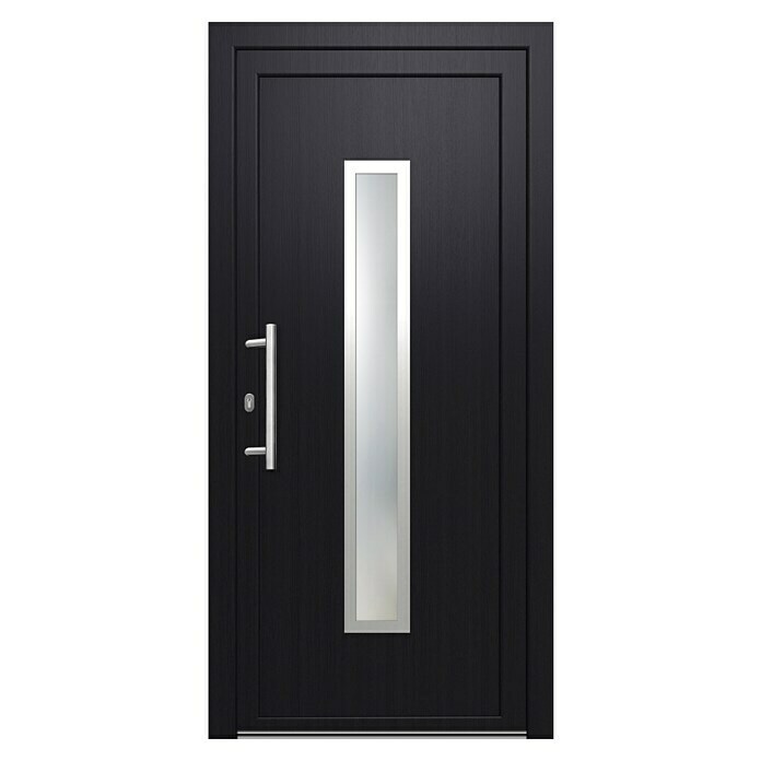 PVC ulazna vrata 'Prag KF35' š 100 x v 210 cm - Akcija u trgovini Bauhaus