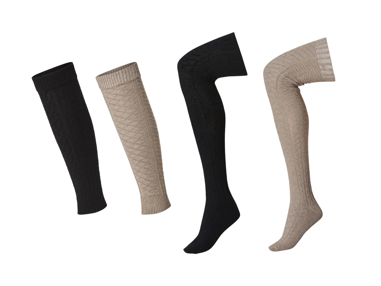 Esmara Čarape iznad koljena ili štucne Par