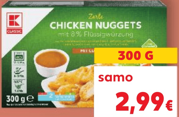 Pileći medaljoni 300 G - Akcija u trgovini Kaufland