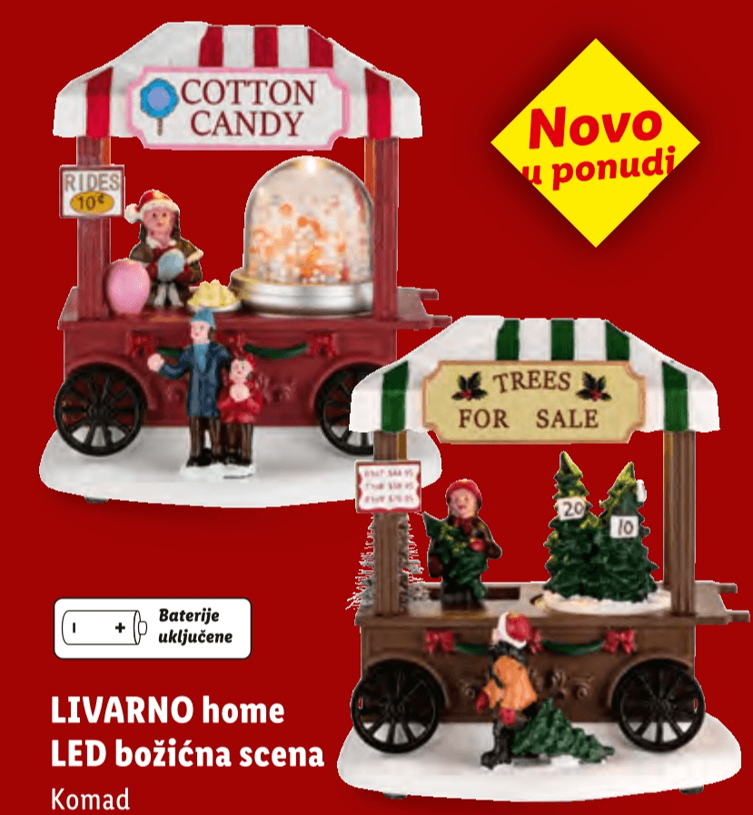 LIVARNO home LED božićna scena