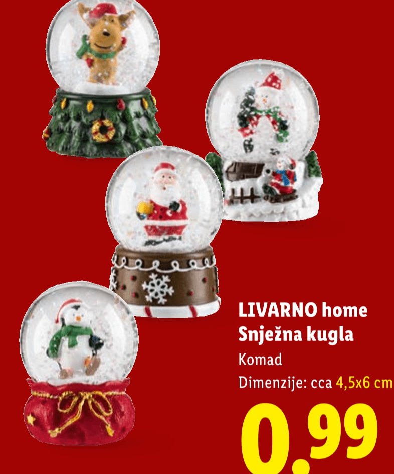 LIVARNO home Snježna kugla Komad