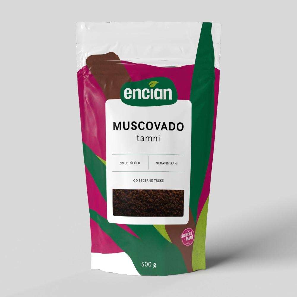 Encian šećer Muscovado 500g