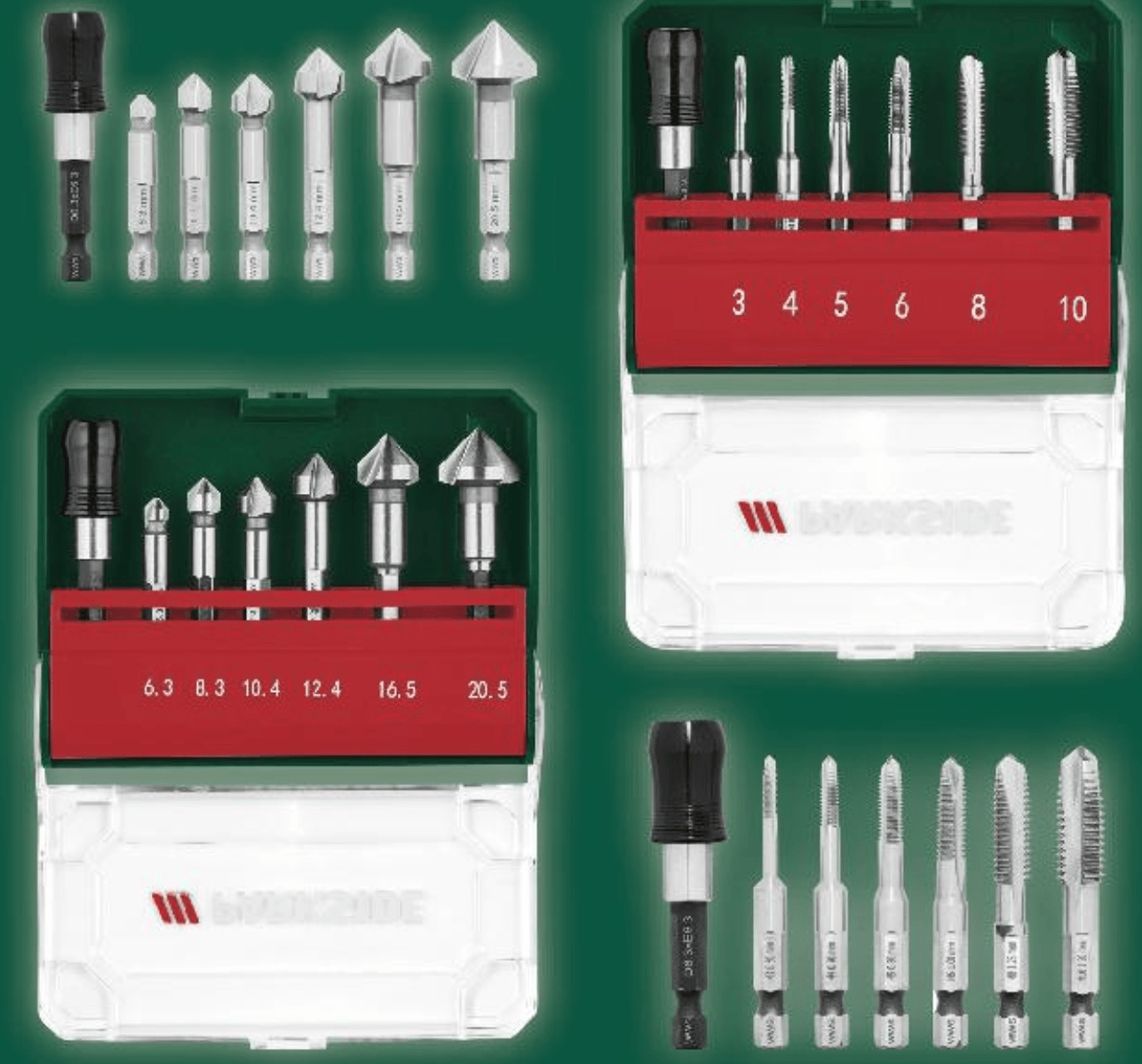 PARKSIDE® Set kombiniranih svrdla 7 kom