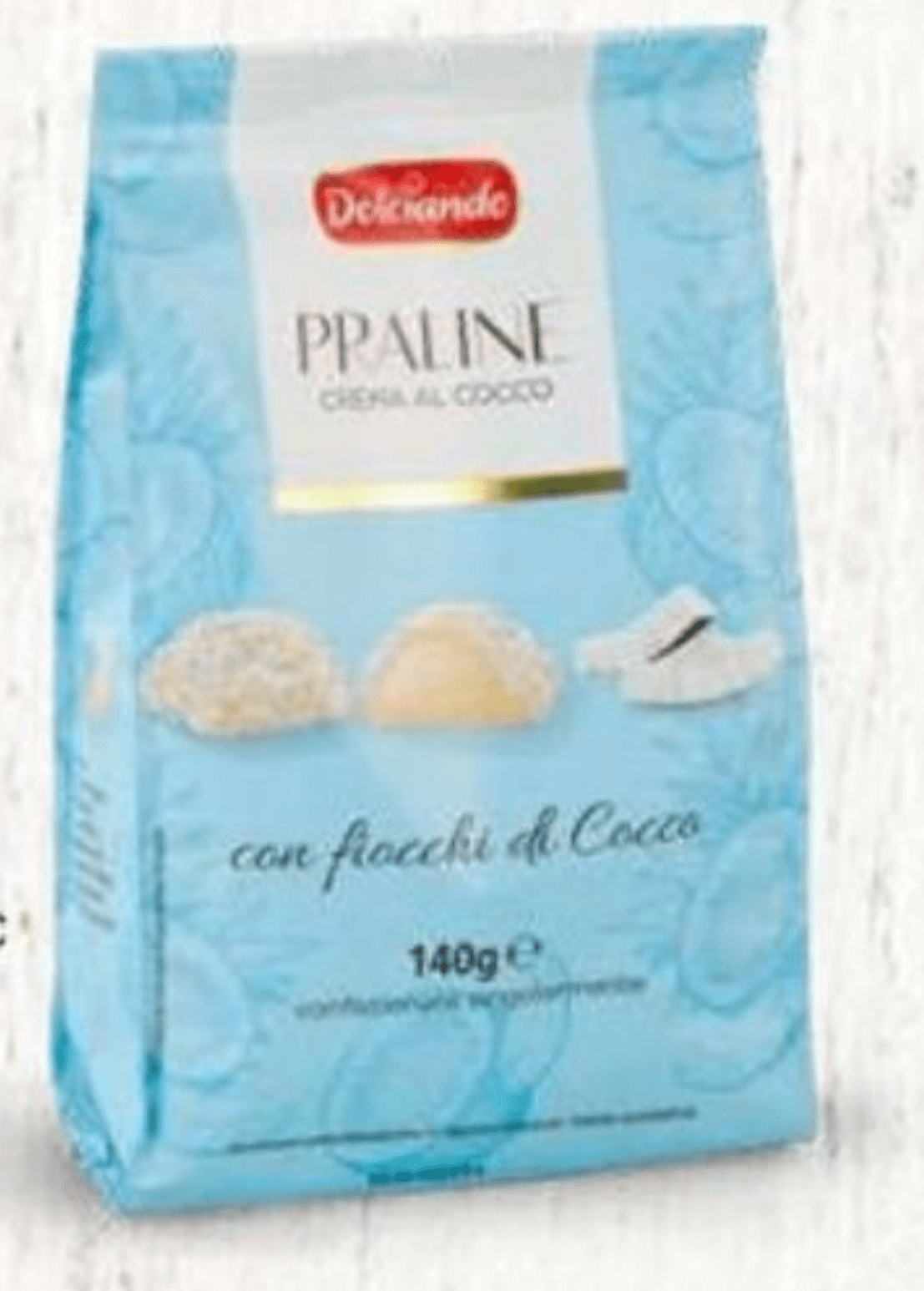 PRALINE S KOKOSOM 140 g