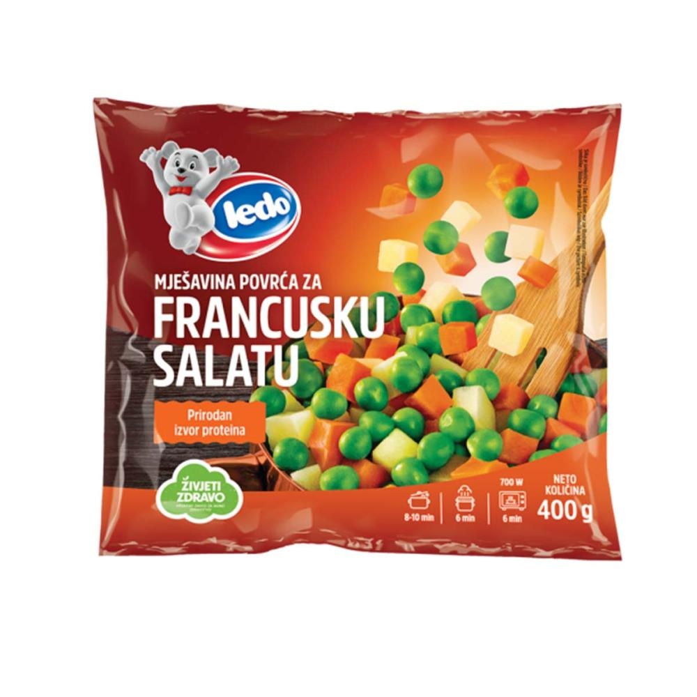 Ledo povrće za francusku salatu 400g