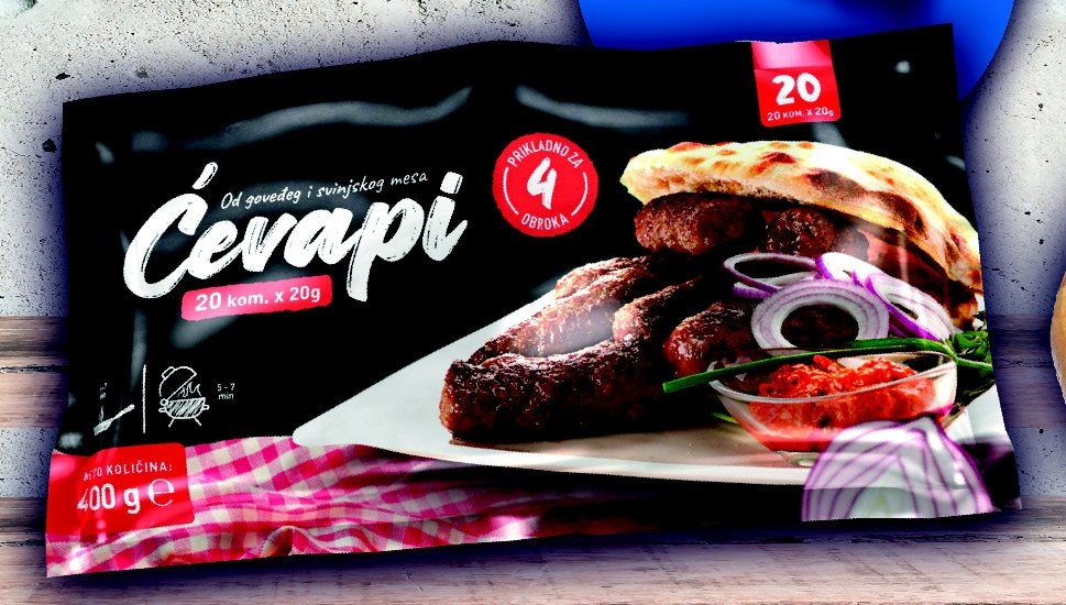 Zamrznuti ćevapi 400 g (20x20 g) - Akcija u trgovini Boso