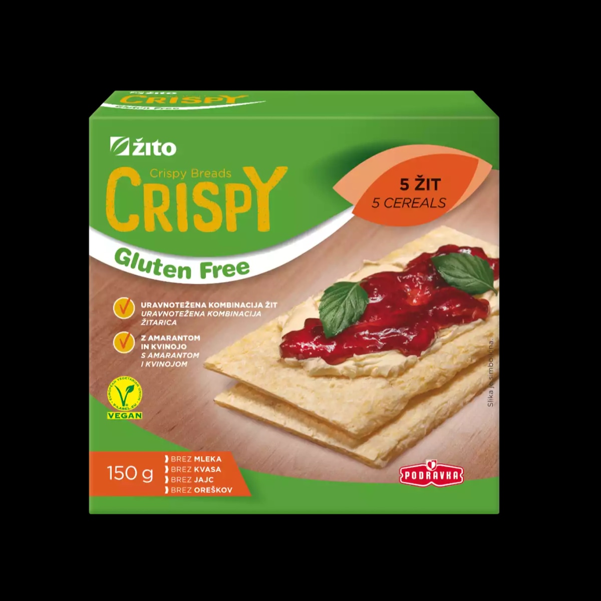 Žito Crispy Kruhki 5 Žit 150g - Akcija u trgovini Žabac