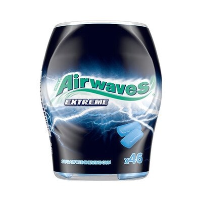 Žvake black currant, blackmint, extreme 64 g