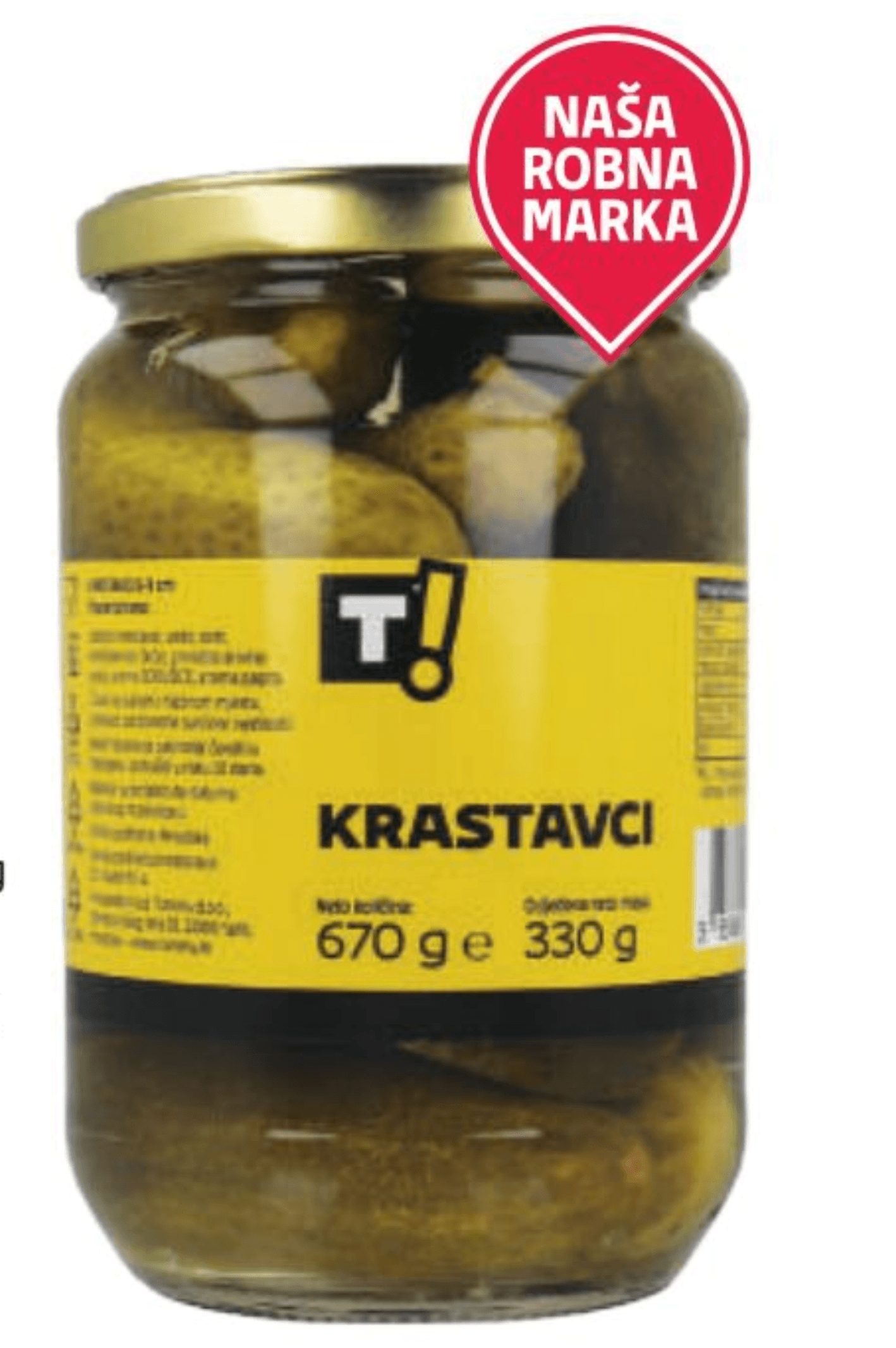 T! Krastavci 670 g - Akcija u trgovini Tommy