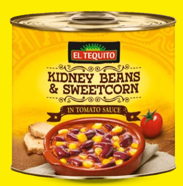 EL TEQUITO Crveni grah i kukuruz u umaku 430 g (ocijeđene mase) - Akcija u trgovini Lidl