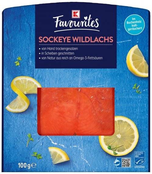 K-Favourites Divlji losos Sockeye 100 g