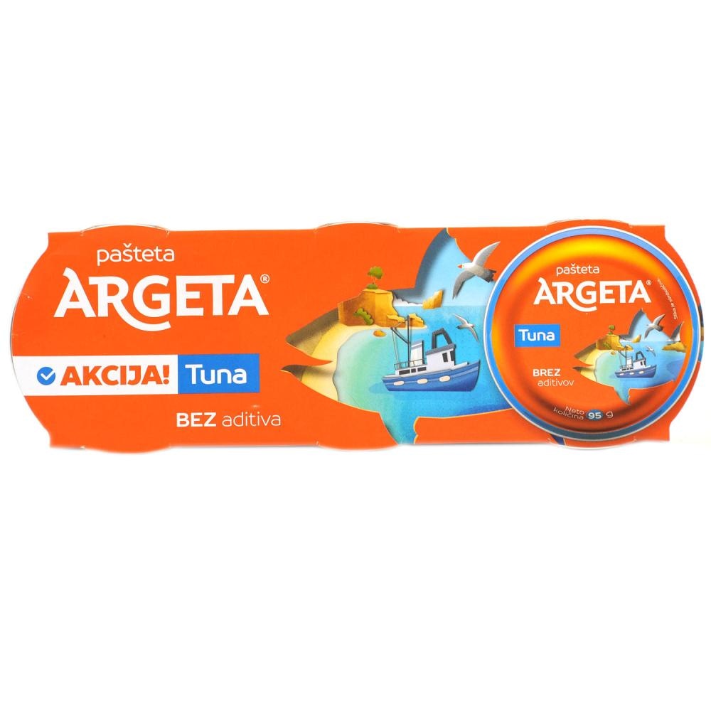 ARGETA Tuna pašteta 3 x 95 g - Akcija u trgovini Lidl
