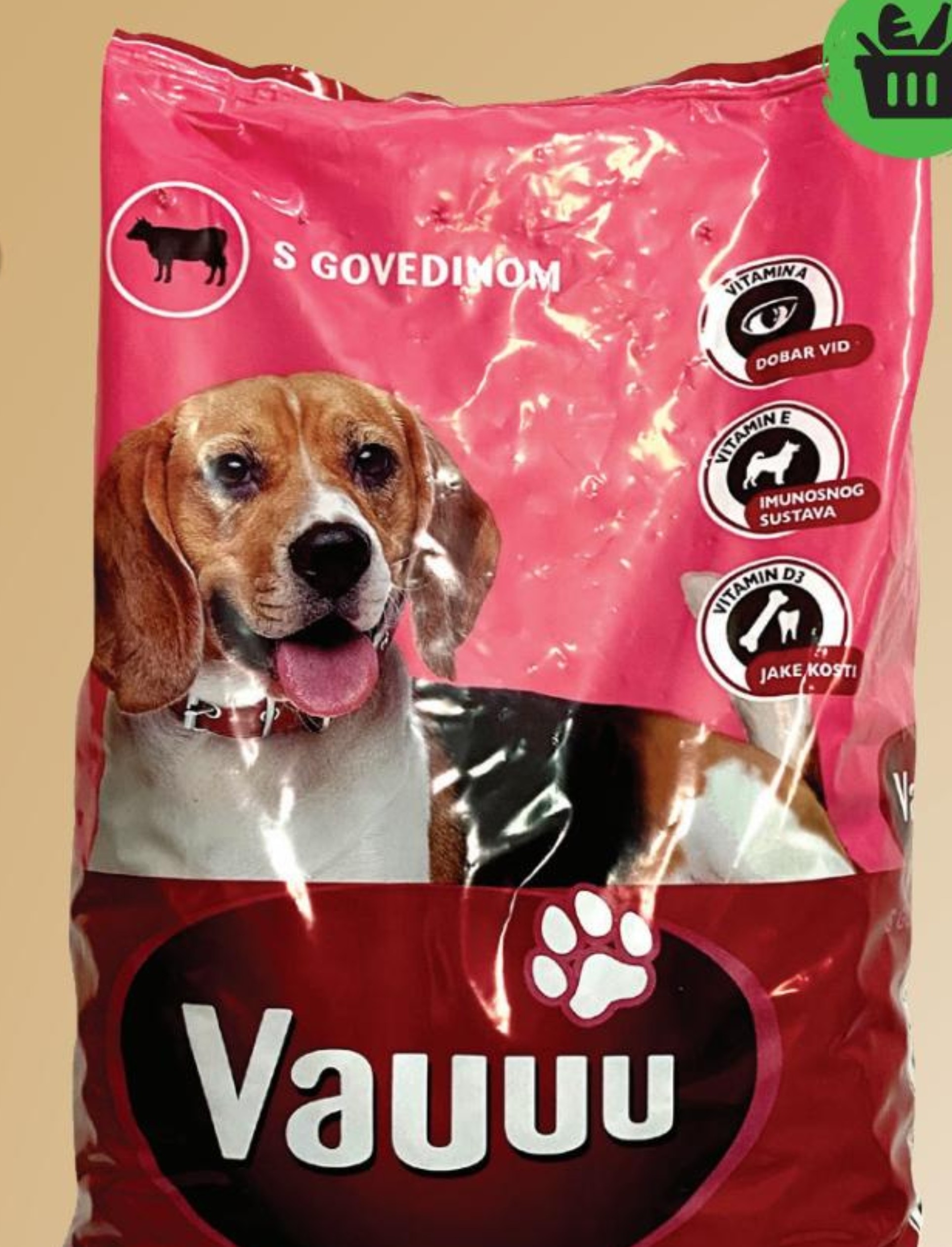 Vauuu Suha hrana za pse 3 kg