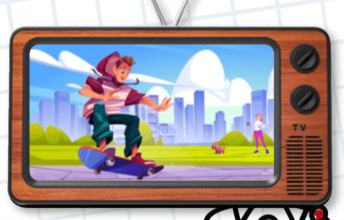 Stalak za smartphone s povećalom u obliku klasičnog TV-a 1 kom