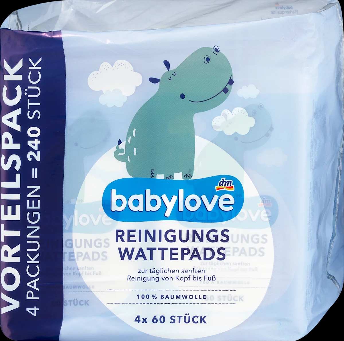 babylove blazinice od pamuka 60 kom.