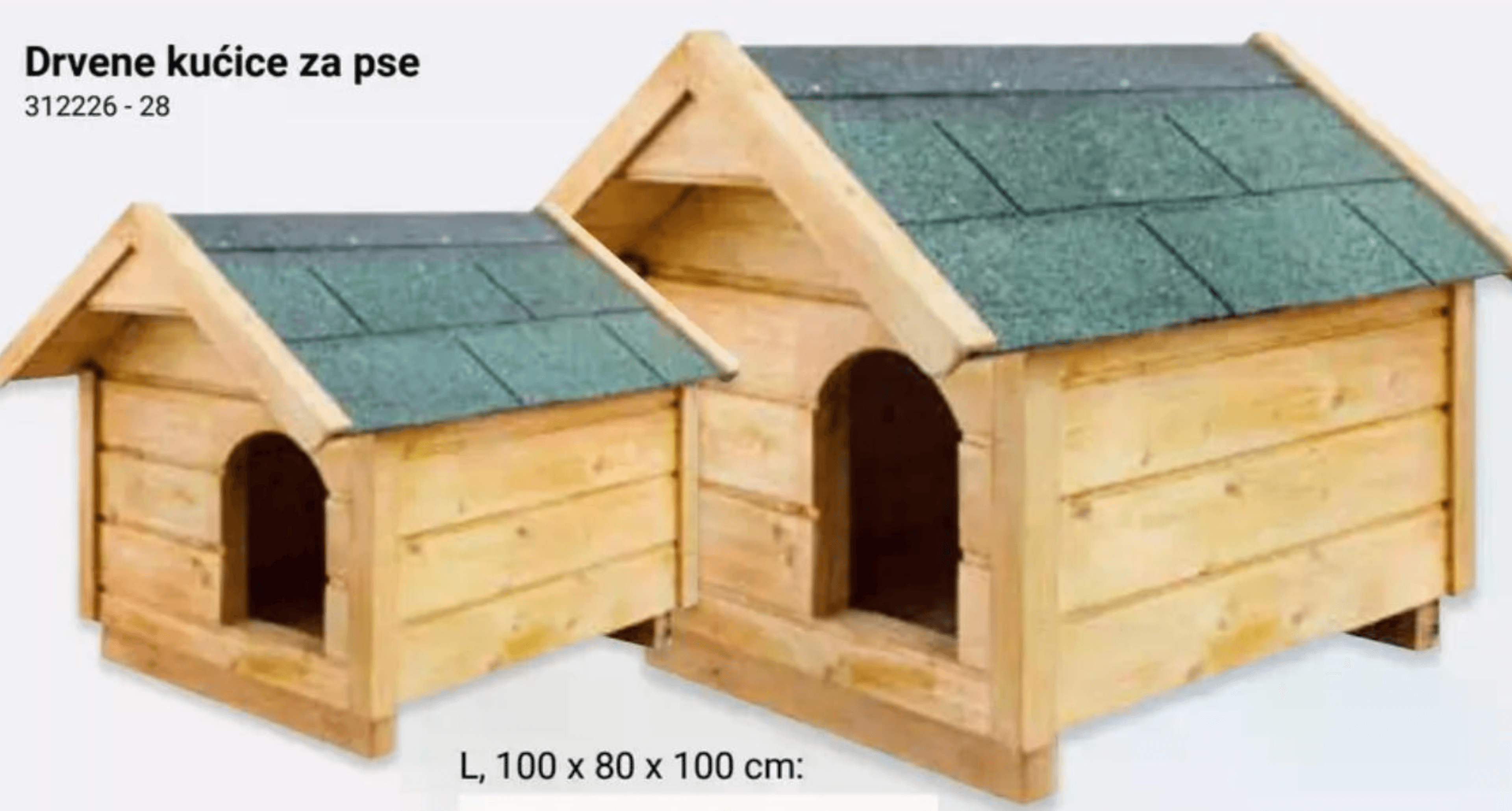 Drvene kućice za pse