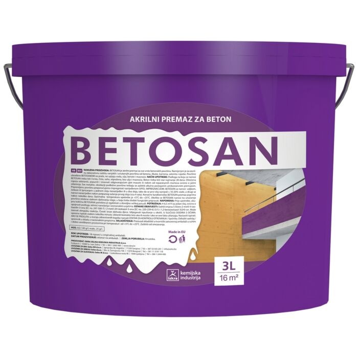 BETOSAN boja za beton 0.75 l - Akcija u trgovini Merkury
