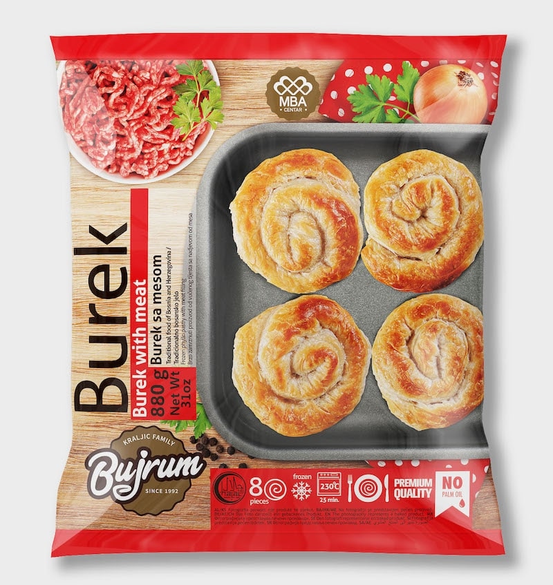 MBA Pita s mesom 880g