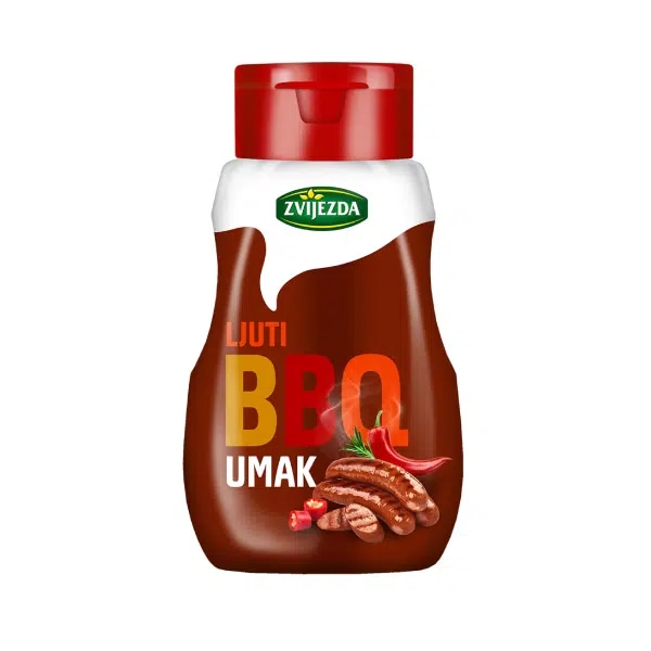 Zvijezda Ljuti BBQ Umak 300g - Akcija u trgovini Žabac