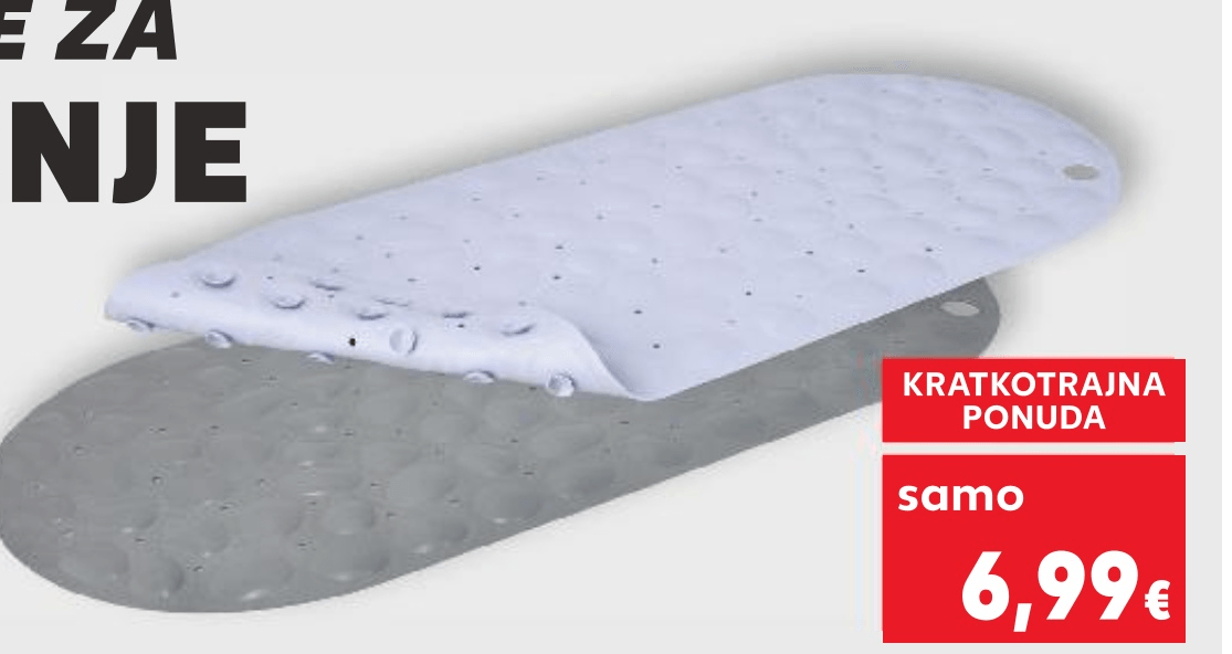 Prostirka za tuš ili kadu komad - Akcija u trgovini Kaufland