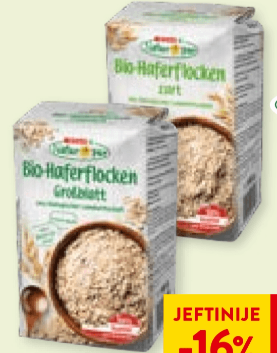 Zobene pahuljice 500 g SPAR Natur pur - Akcija u trgovini Spar