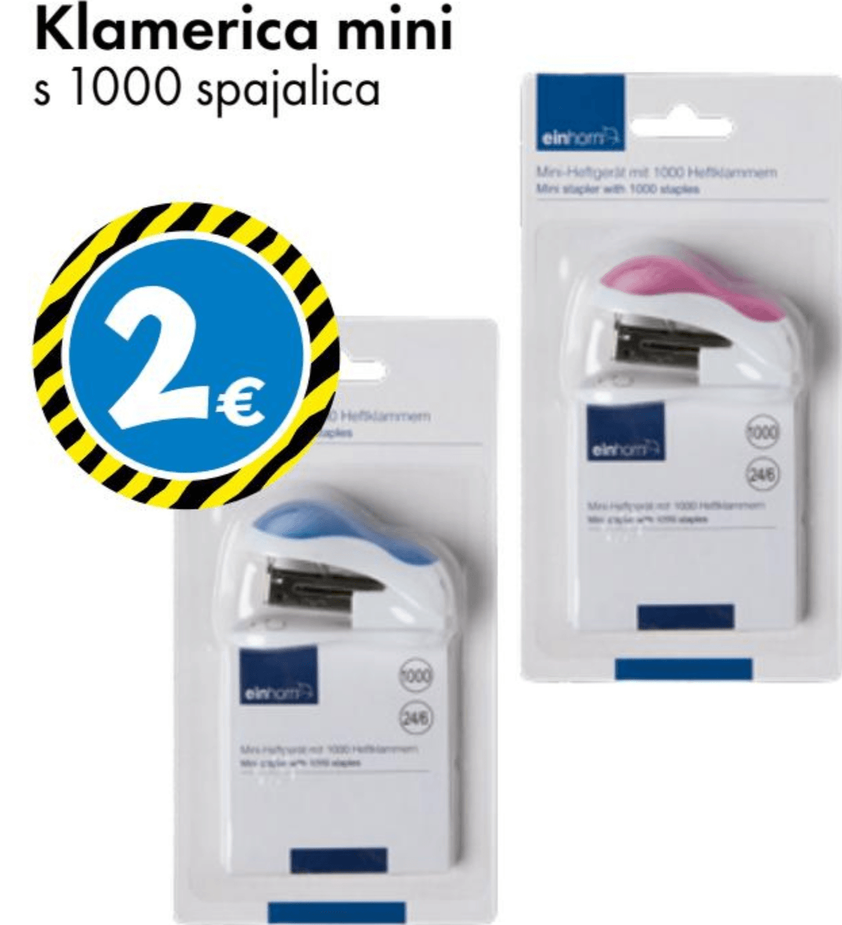 Klamerica mini - Akcija u trgovini Tedi