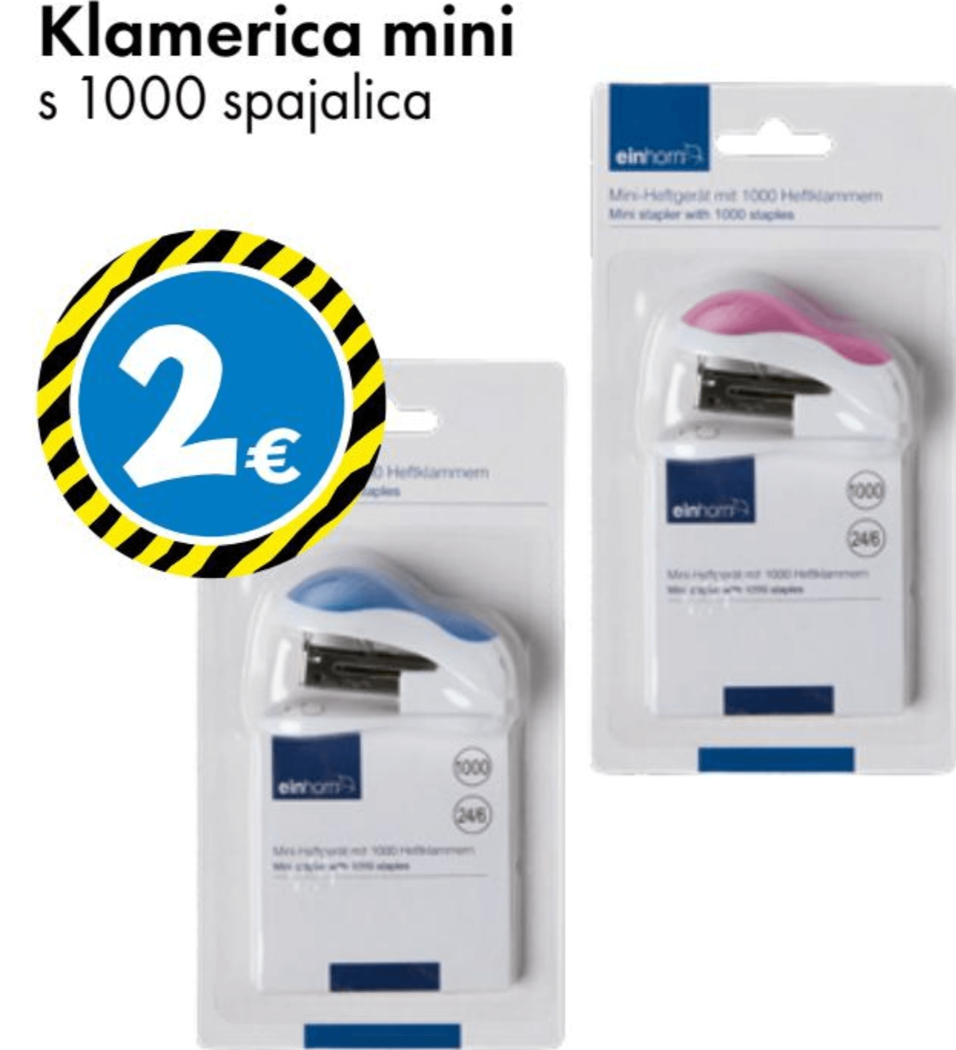 Klamerica mini - Akcija u trgovini Tedi