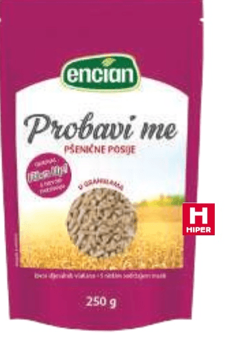 Encian Pšenične posije 250 g - Akcija u trgovini Tommy