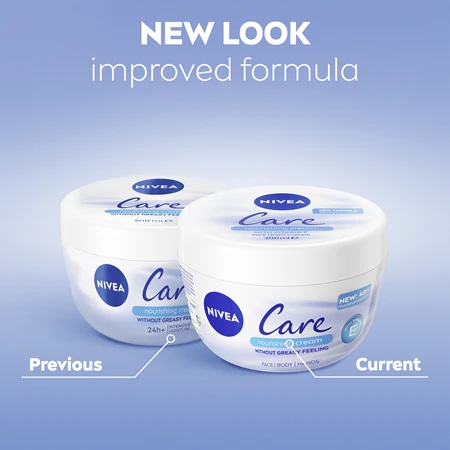 Hidratizirajuća krema za lice, ruke i tijelo Nivea Care 300 ml - Akcija u trgovini KTC