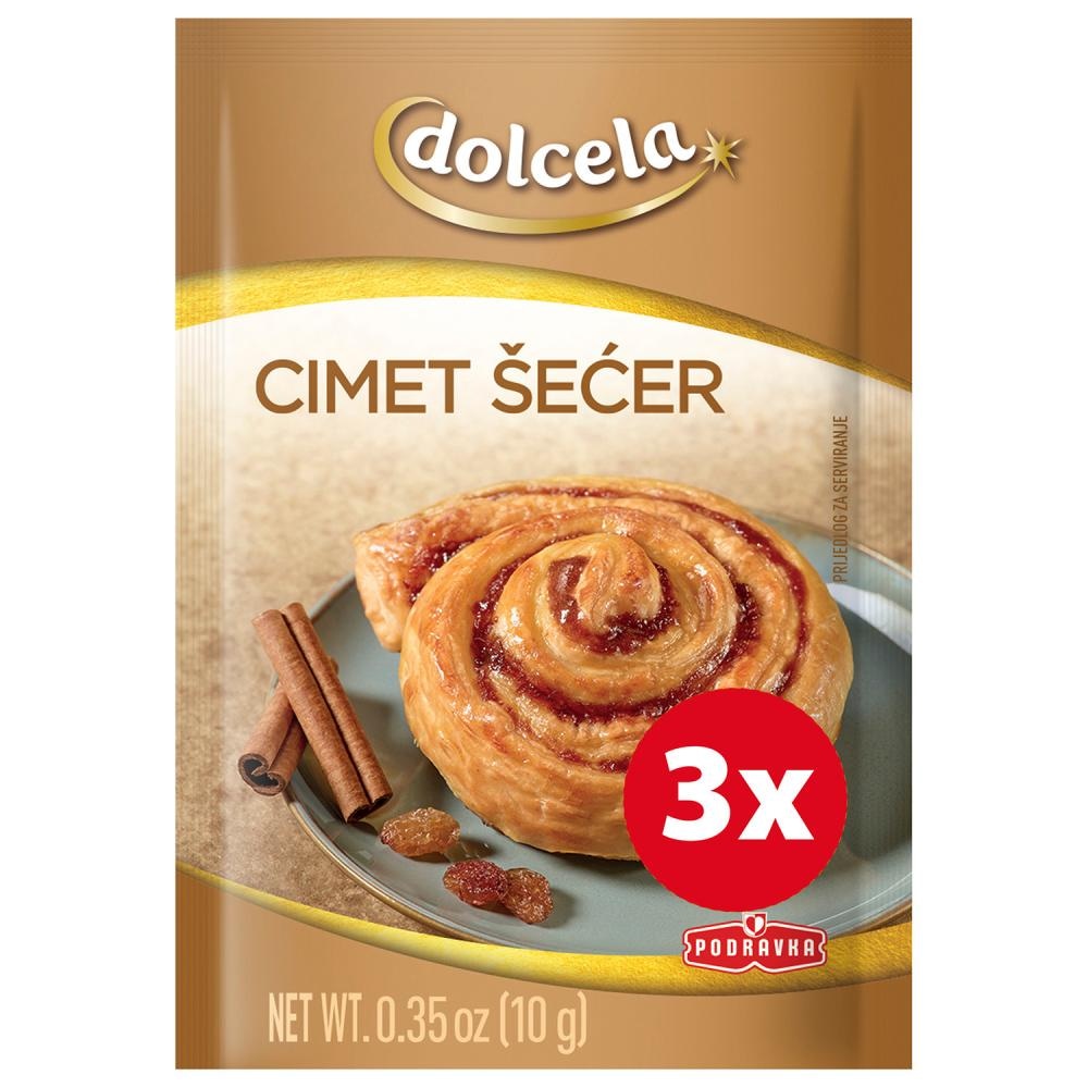 Dolcela Cimet šećer 3x10g