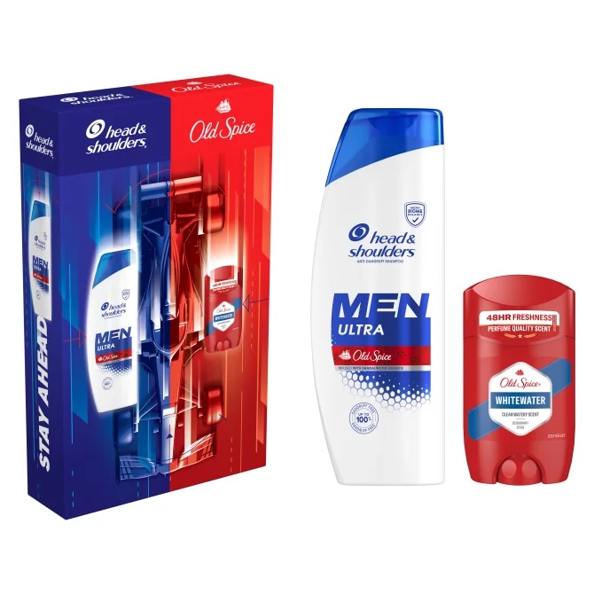 Poklon paket za muškarce Captain Šampon H&S Deodorant Old Spice 330 ml, 50 ml Old Spice