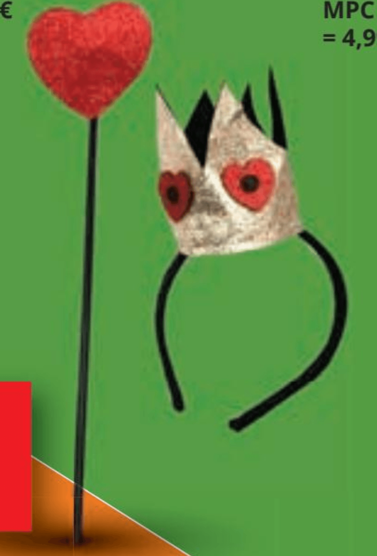 Maska set kraljica srca 1 kom - Akcija u trgovini Djelo