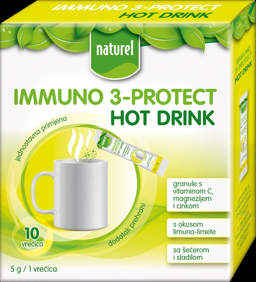 naturel Immuno 3-Protect vrući napitak 10 kom.