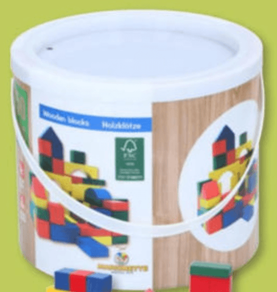 Drveni blokovi 50 kom