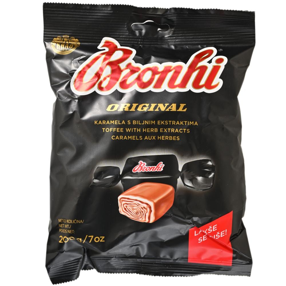 Kraš BOMBONI BRONHI 200 g Kraš
