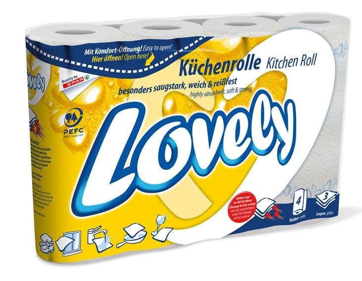 Papirnati ručnici Lovley - Akcija u trgovini Spar