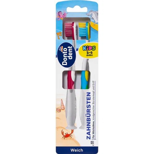 Dontodent dječja četkica za zube mekana 2 kom. - Akcija u trgovini Dm