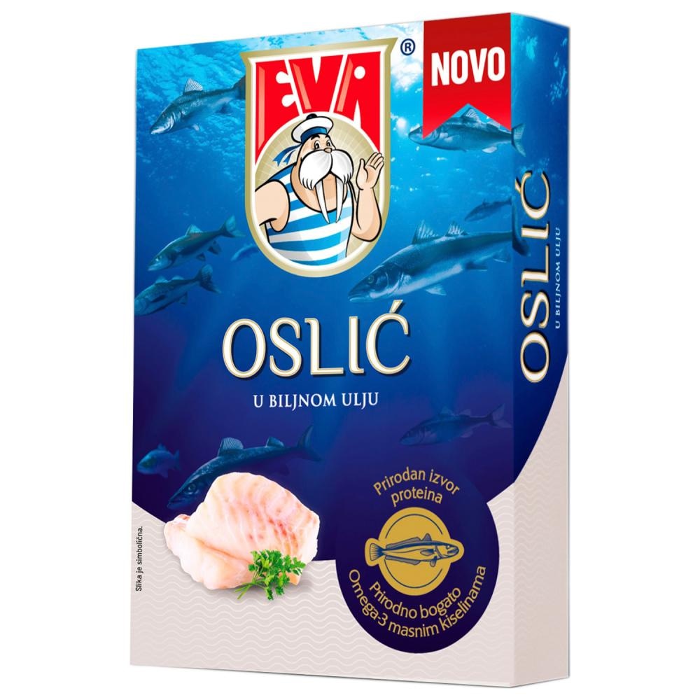 Oslić Eva U biljnom ulju 100 g