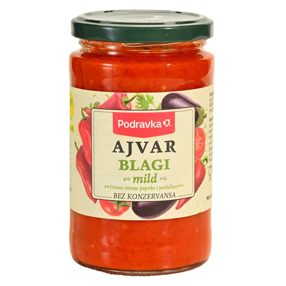 PODRAVKA Ajvar blagi/ljuti 350g