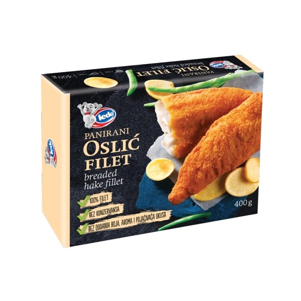 Panirani pečeni oslić filet 1kg