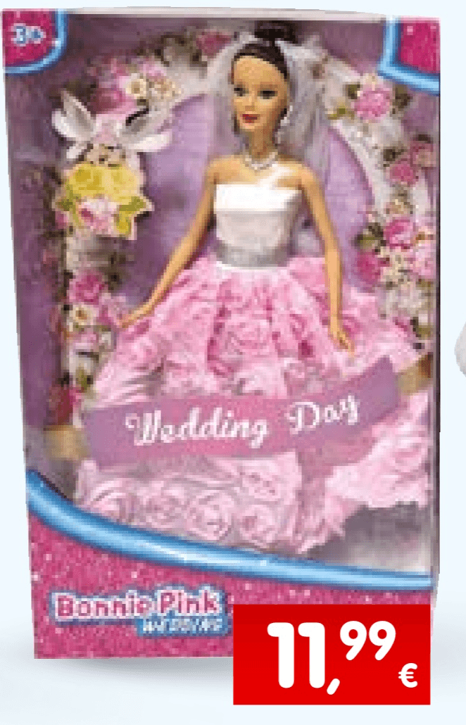 Lutka u vjenčanici 1 kom