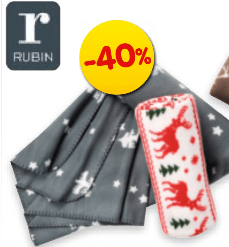 Božićna flis deka 1 kom