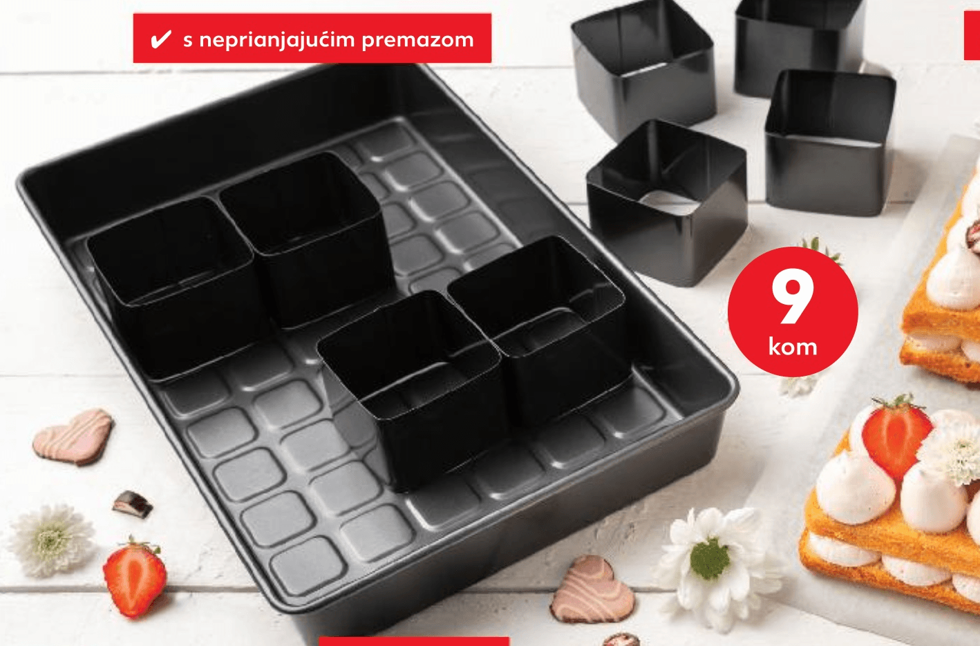 Zenker Pekač s kalupima 9 kom