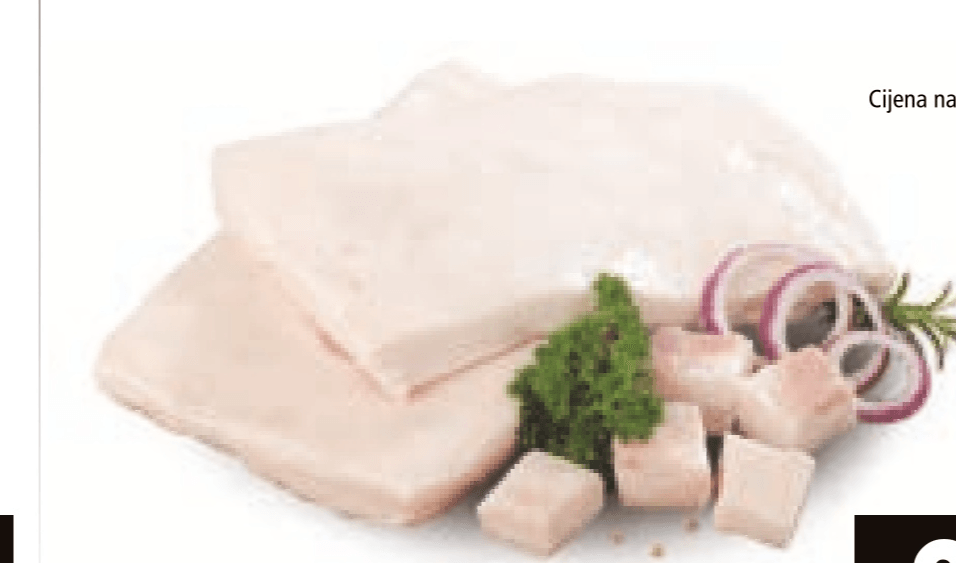 Svinjska leđna slanina 1 kg