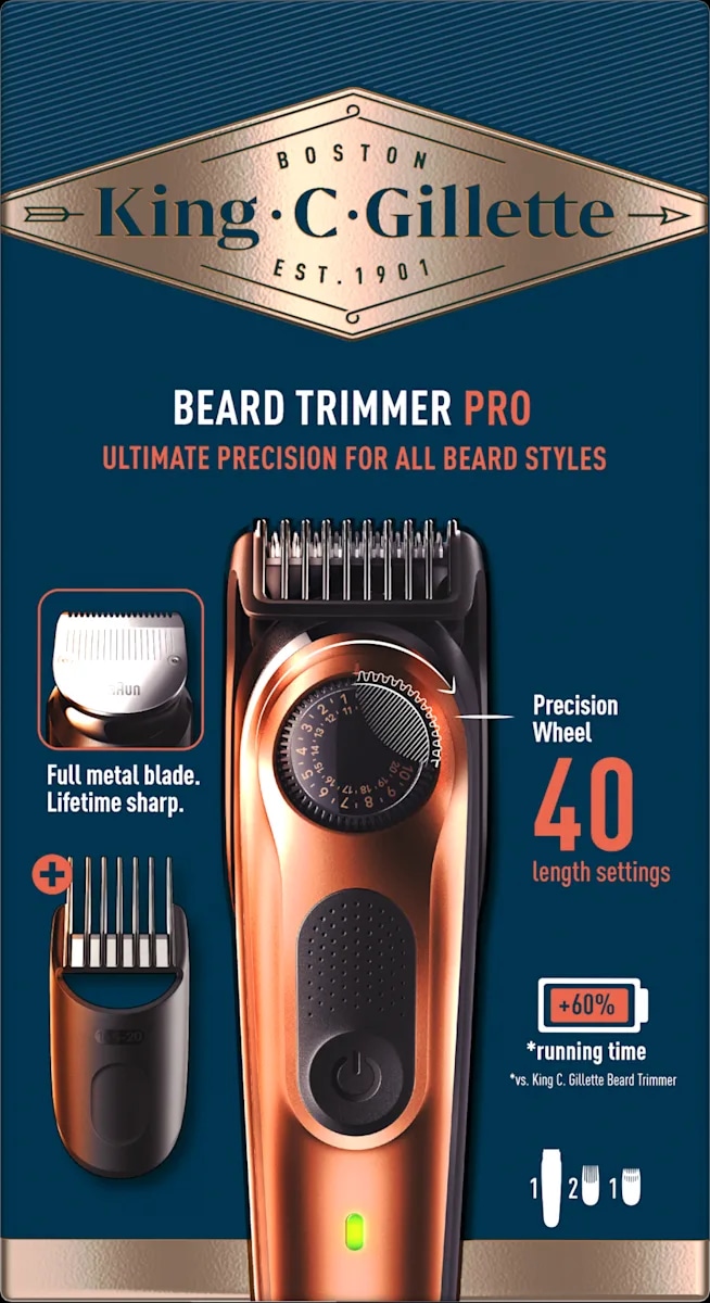 Gillette King C Pro trimmer za bradu - Akcija u trgovini Bipa