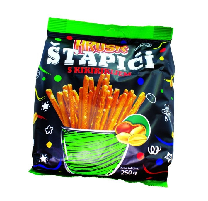 Hrusk Štapići s kikirikijem 250 g