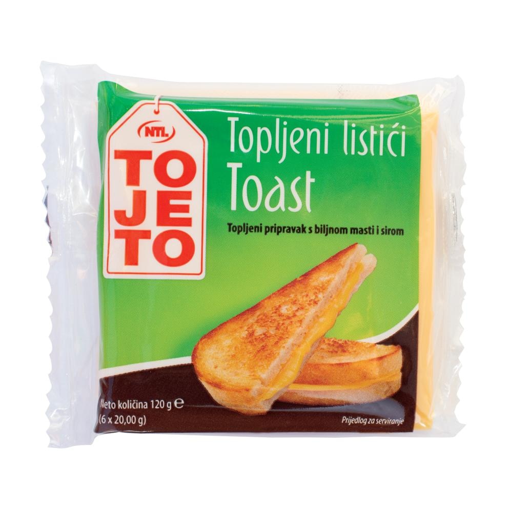 Topljeni listići Toast, Sandwich 120 g