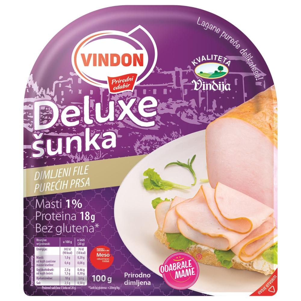 Vindon Pureća Deluxe Šunka 100 g - Akcija u trgovini Studenac